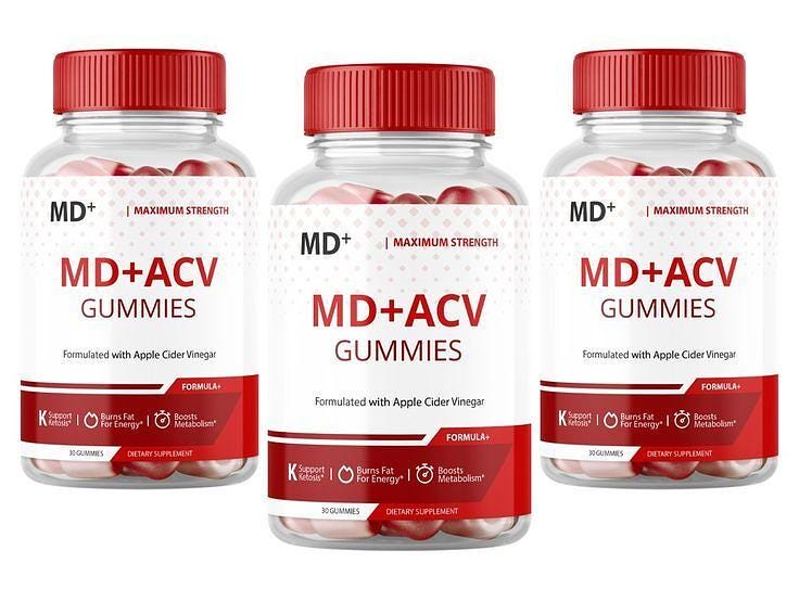 MD ACV Gummies 3 Bottles
